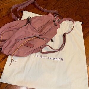Rebecca Minkoff mauve backpack